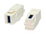 USB 3.0, A-A Coupler, Vertical Type, 90 Degree (KJUBLV30AA-WH)