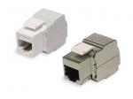 CAT.6A / 6 / 5E 180° TOOL FREE KEYSTONE JACK (KJ18F)