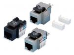 CAT.6 / 5E 90° PUNCH DOWN KEYSTONE JACK (KJ8B)